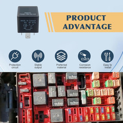 P6SDT FOAB-14B192-AA Relay – 40A 12VDC 5-Pin Relay for Ford Ford F-150