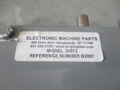 ELECTRONIC MACHINE PARTS DDT2 DOUBLE DIFFERENTIAL TRANSMISSION 120V 1.21A UNMP