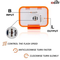 12V Speed Adjustable 2 Pin LED Electronic Flasher Relay for Motorcycle Turn S…