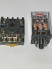 MK3P-I MK3P DC 12VDC Relay 11 Pin 10A 250V AC with Socket base