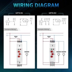 Multifunction Time Relay, 16A Delay ON Off -M1 AC DC 12-240V with 10 Relay Ti…