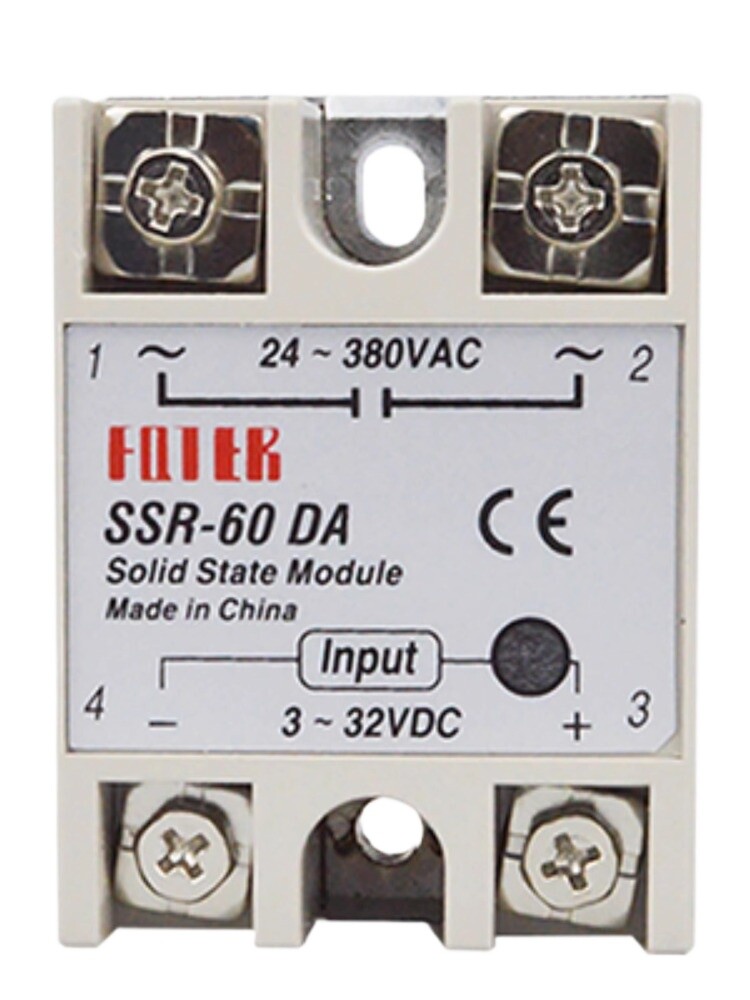 SSR-40DA (40A) 10DA 25DA 60DA 80DA 100DA-H Solid State Relay DC Control AC