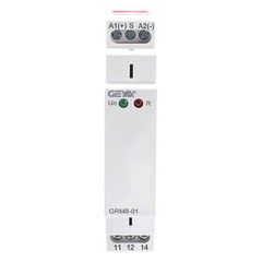 Electronic Latching Relay Memor Impulse SPDT 16A Din Rail GRM802 12V240V