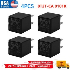 4PCS Relay 8T2T-CA (Set of 4) – 8T2T-CA 0101K 12VDC 20A Relay Automotive