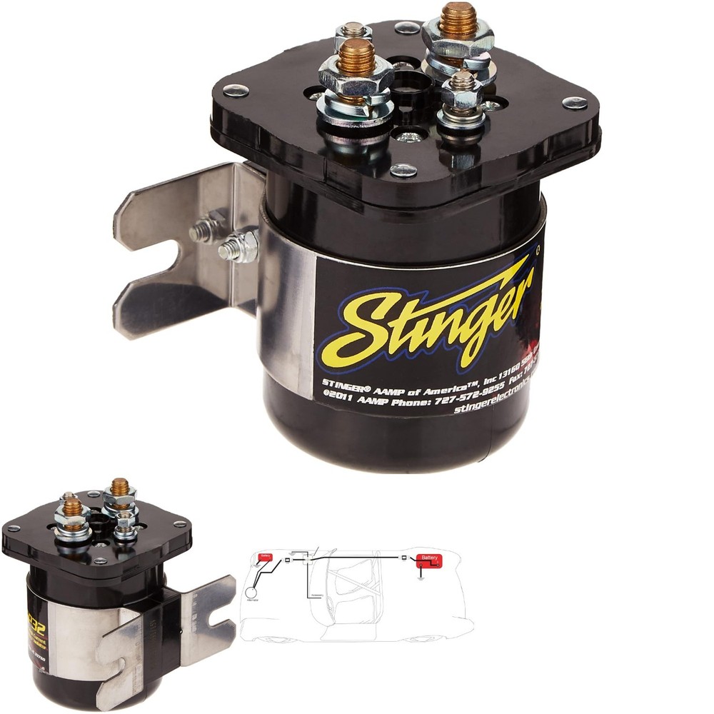 200 Amp Battery Relay Isolator Automotive Electrical Relay – Heavy-Duty