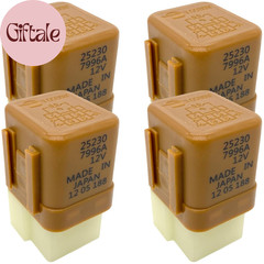 25230-7996A Relay 12V 6-Pin Automotive Multi-Purpose Relay (4-Pack) Replacement