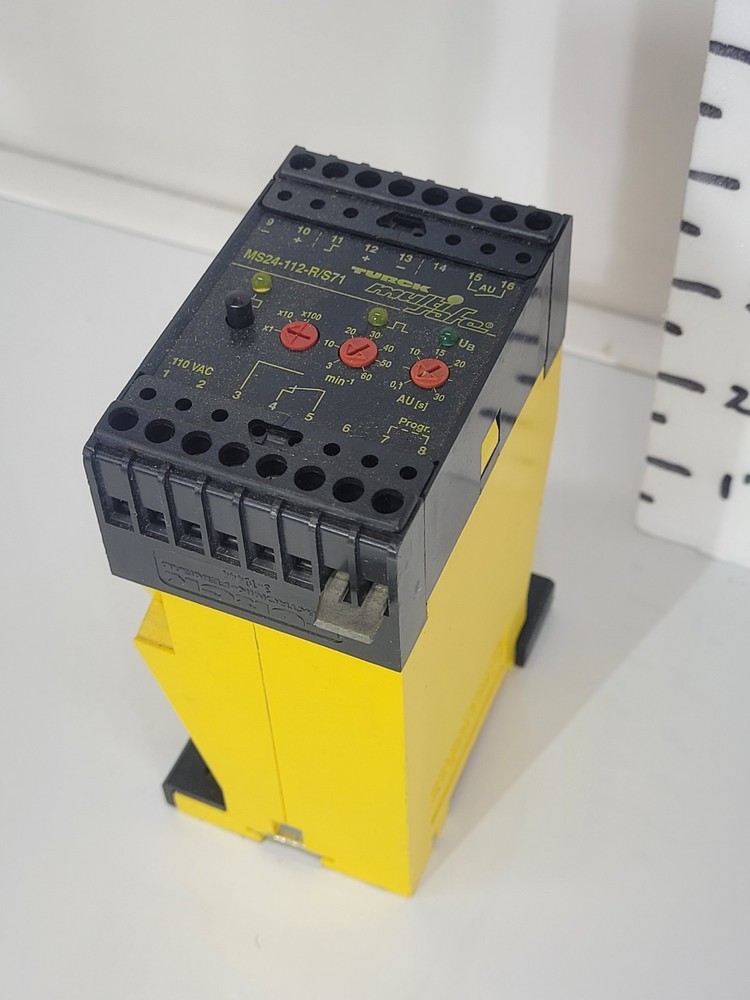 Turck Multi-Safe MS24-112-R/S71 Safety Barrier Relay 110 VAC (Untested)