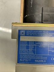 Square D 8501 XUD008 utility auxiliary relay series A G-925