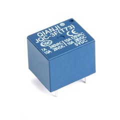 New Original 5V QIANJI Power Relays JQC-3F(T73)-5VDC T73 5-Pins Blue
