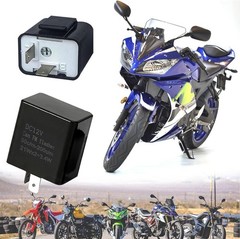12V Speed Adjustable LED Electronic Flasher Relay – Perfect for Cars and Bikes
