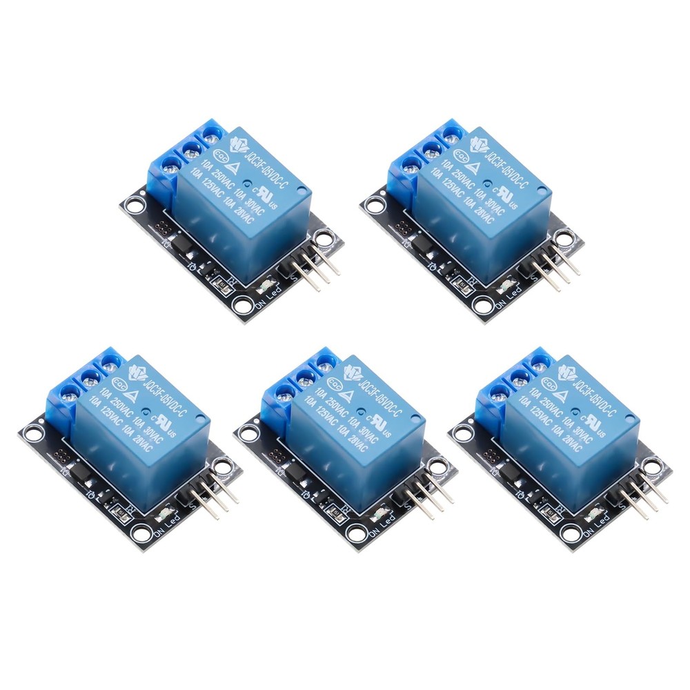 5 PCS 5V Single Channel Relay Module Board Compatible Relay 230v for Arduino Relay