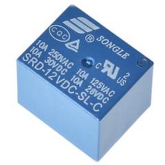 SRD – 3V/5V/6V/9V/12V/24V – SL-A/SL-C Blue Original Relay SPDT 4/5-Pins PCB 10A