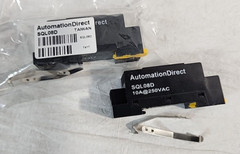 Automation Direct SQL08D Relay Socket Base 10A@250 VAC Lot of 2