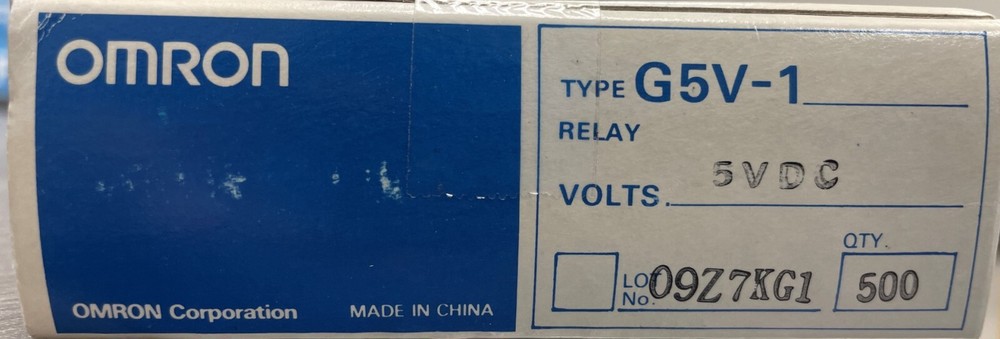 Omron G5V-1-DC5 RELAY SPDT 1A 5VDC