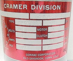 290958 CRAMER RELAY 115 VOLTS/ 5 AMPS/ 60 HERTZ /TUBE BASE NEW OLD STOCK