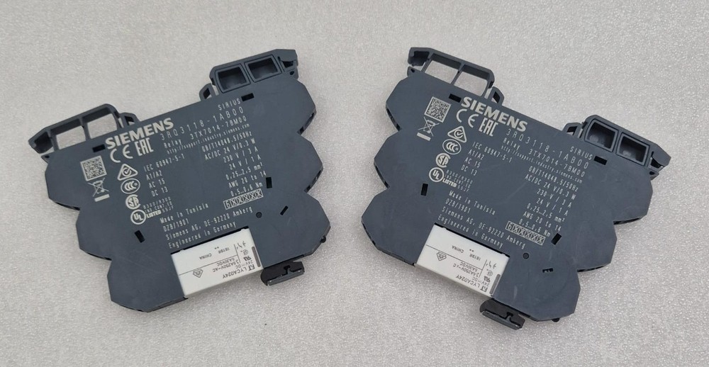 [LOT 2 PCS] SIEMENS SIRIUS 3RQ3118-1AB00 3TX7014-7BM00 Coupled Relay W/ LYCA024Y