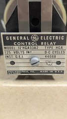 General Electric control relay 12 HGA33A2