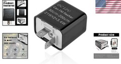 Adjustable 2-Pin LED Flasher Relay for Cars & Motorcycles – Fix Hyper Flashing