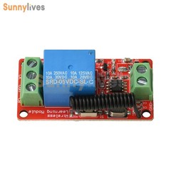 DC 5V 12V 24V Wireless Remote Control Receiver Switch Relay Module 1CH 433MHz