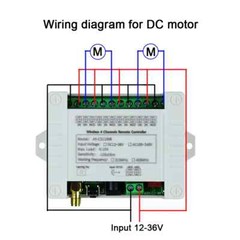 New Smart Multiple DC Channel Wireless Relay RF Remote Control Switches Receiver