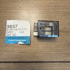 Potter & Brumfield 3637 K10P1A15-24V AC Relay