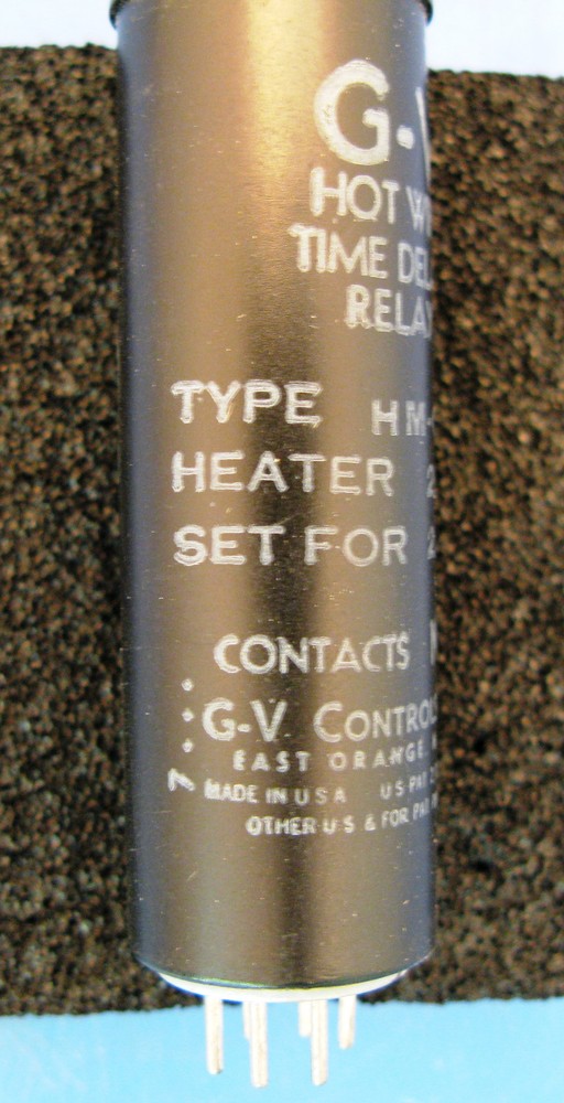 *Lot of 2* G-V CONTROLS HOT WIRE TIME DELAY RELAY HM-04 26.5V, NIB, 2.5 sec.