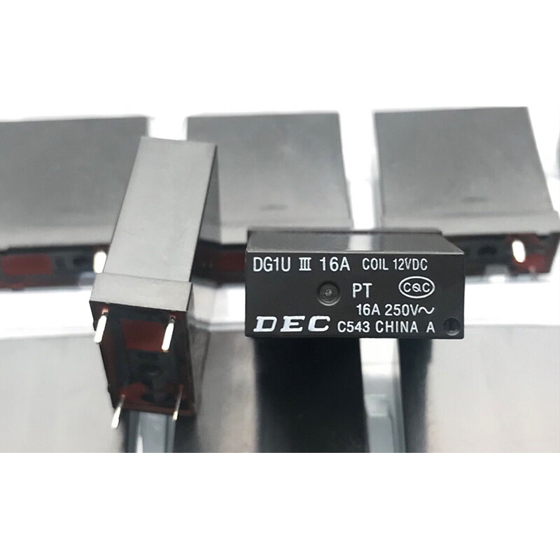 5PCS DEC DG1U 12VDC Power Relay 4Pin 16A 250V