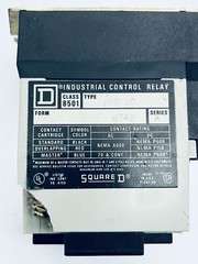 SQUARE D 8501 TYPE X020 CONTROL RELAY TYPE-X SER.A 110/120V-COIL 20AMP