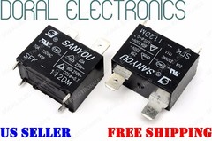 Sanyou SFK-112DM Relay 891WP-1A-C GT-1A-12D CMP6-S-DC12V HF102F/JQX-102F G4A-1A