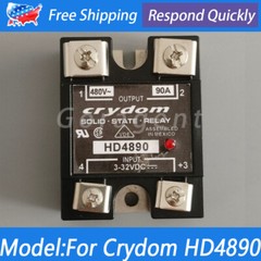 For Crydom HD4890 3-32VDC 480VAC 90A Panel Mount Solid State Relay SSR Modul