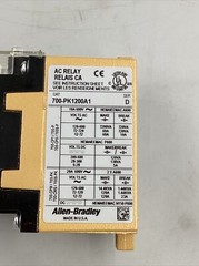 HOUSTON STOCK NEW ALLEN BRADLEY 700-PK1200A1 AC OPERATED RELAY FREE 2 DAY AIR