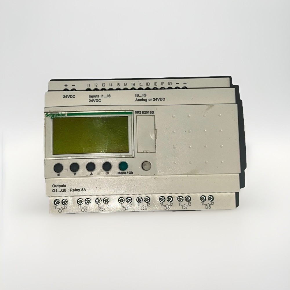 Schneider Electric Zelio SR2B201BD Smart Relay PLC 24VDC 8A DIN Rail Controller