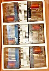 6pc EAW RELOG relays 2RH01 2RH30 2RG04 12V 60V 220V 24V DDR VEB TGL 26047 Berlin