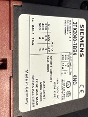 (1) Siemens 3TK2040-7BB4 Control Relay Contactor ONA EDM Machine