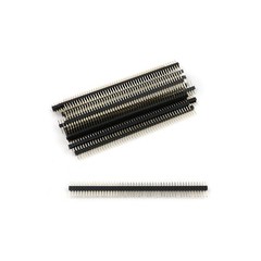 Single Straight Row Pin Header Strip 50Pin 1.27mm Pitch Connector Kit PCB DIY