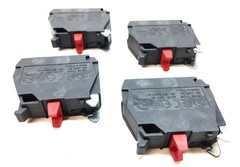 Schneider Electric E-Stop Unit Contact Block [Lot of 4] NOS