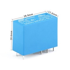 SMIH-05V 12V 24VDC-SL-A -SL-C 6-Pin 8-Pin 16A PCB Blue Mini Power Relay