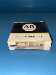 A-B MANUAL RESET OVERLOAD RELAY, CAT. NO. 815-BOV4 SERIES K