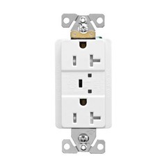 Eaton Wiring Devices TR5362WS – SURGE RECP TR 20A 125V LED & ALARM WH – 1EA