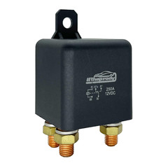Relay 250A, 12V Continuous Duty Relay, 5 Pin Starter Relay, Spdt High Current Hi