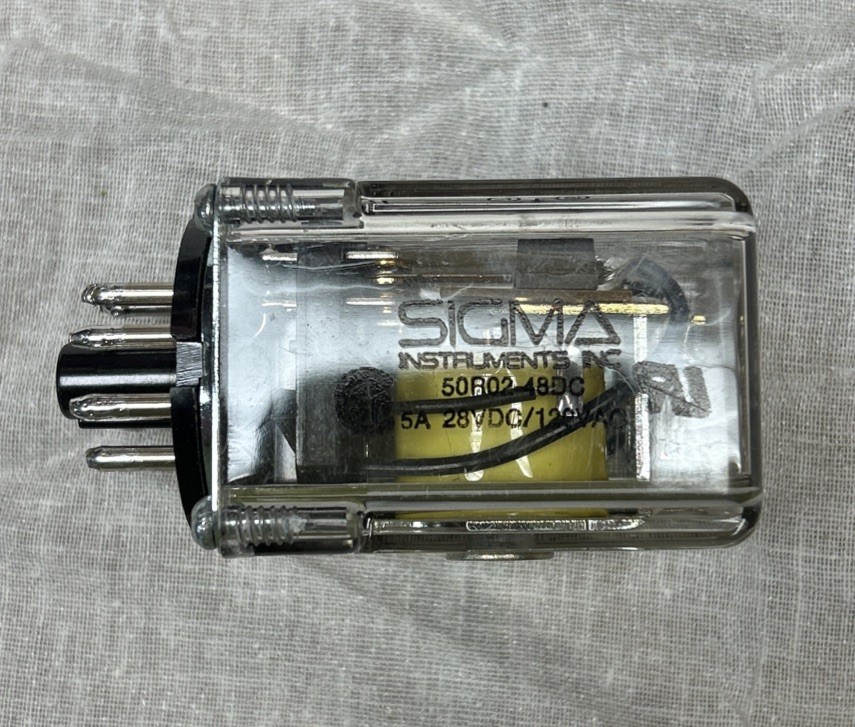 Sigma 50R02-48DC, 120AC Relay 8-Pin, 50/60Hz, 5A, 28VDC, 120VAC***FREE SHIPPING