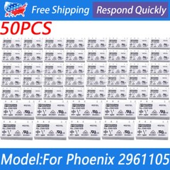 50Pcs New For Phoenix Contact NO.2961105 Power Relay 6A 250VAC 24VDC 5-Pins