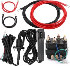12V 250A Winch Solenoid Relay Contactor with Hand Corded Controller Control K…