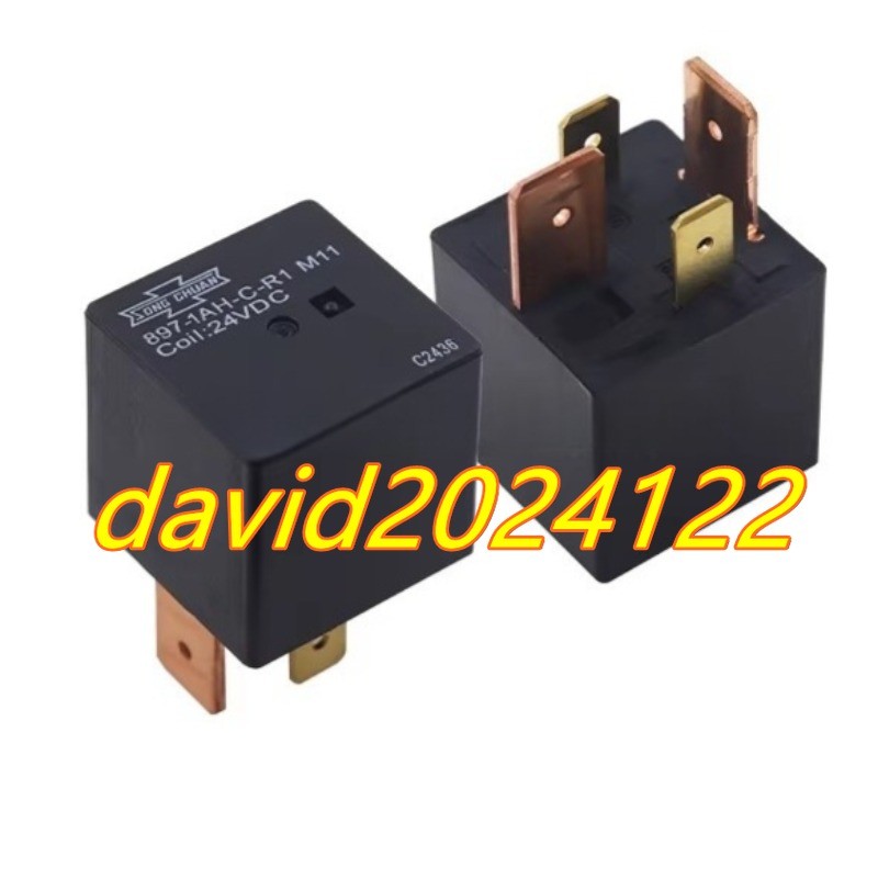 2PC NEW 897-1AH-C-R1 M11 24VDC Relay #TT