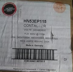 Siemens Carrier Factory Authorized Parts HN53EP115 Contactor Free Shipping