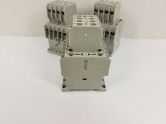 (3) Allen Bradley 700-K31Z* Control Relay w/ 100-KFA40E Auxiliary Contact Module