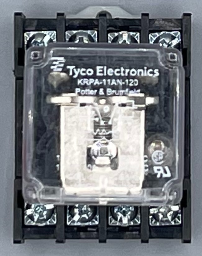 Power Relay, KRPA-11AN-120, AC, Monostable, 2 Form C DPDT-CO, 10 A Contact Rati