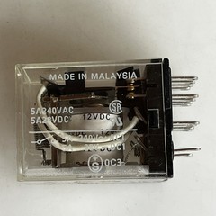 Omron MY4 12VDC 5A Relay Made in Malaysia