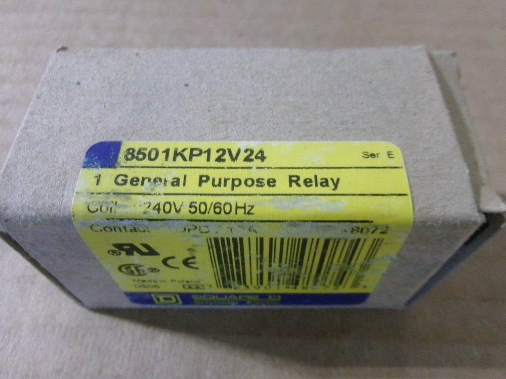 New Square D 8501KP12V24 General Purpose Relay Coil: 240V 50/60Hz AK