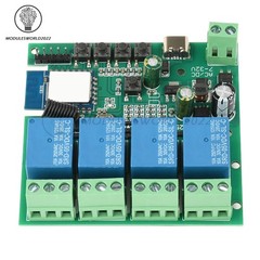 4 Channel Relay Switch Module Tuya Smart WIFI Remote Control Relay 2.4GHz 433MHz